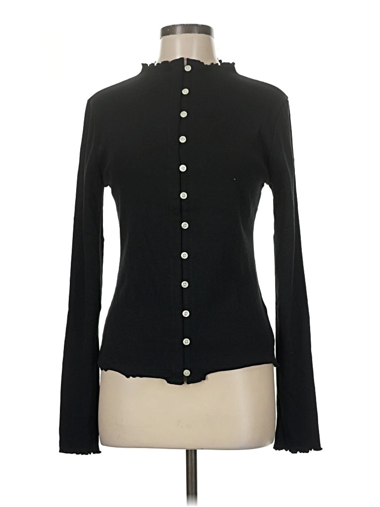 Jcrew Long Sleeve Blouse In Black