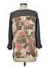 Bobbie Brooks Gray 3/4 Sleeve Blouse Size M - photo 2