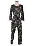 Old Navy Floral Black Jumpsuit Size S - photo 1