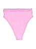 L Space Pink Swimsuit Bottoms Size M - photo 2