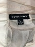 Style Envy 100% Rayon Ivory 3/4 Sleeve Button-Down Shirt Size L - photo 7