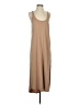 Things Between 100% Polyester Solid Tan Casual Dress Size S - photo 1