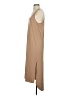 Things Between 100% Polyester Solid Tan Casual Dress Size S - photo 5