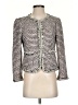 Rebecca Taylor Tweed Silver Gray Jacket Size 4 - photo 1