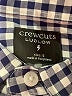 Crewcuts Checkered-gingham Blue Long Sleeve Button-Down Shirt Size 8 - photo 3