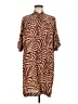 Zimmermann 100% Silk Animal Print Brown Burgundy Kimono Size 8 (2) - photo 1