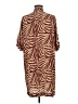 Zimmermann 100% Silk Animal Print Brown Burgundy Kimono Size 8 (2) - photo 2
