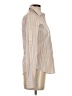 Theory Stripes Orange Long Sleeve Button-Down Shirt Size P (petite) - photo 4