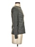 Ann Taylor LOFT Polka Dots Gray Pullover Sweater Size XS - photo 4