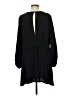 ASOS 100% Polyester Solid Black Casual Dress Size 8 - photo 2