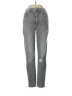 Express Gray Jeans Size 4 - photo 1