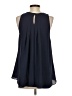 Ranna Gill 100% Polyester Blue Sleeveless Blouse Size S - photo 2
