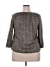 MICHAEL Michael Kors Gray Tan 3/4 Sleeve Top Size XXL (estimated) - photo 2