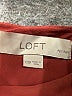Ann Taylor LOFT 100% Polyester Burgundy Long Sleeve Blouse Size XXS - photo 7