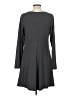 Express Solid Gray Casual Dress Size L - photo 2