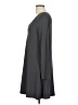 Express Solid Gray Casual Dress Size L - photo 5