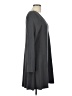 Express Solid Gray Casual Dress Size L - photo 4