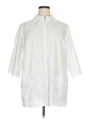 Joan Rivers 3/4 Sleeve Button-Down Shirt (view 1)