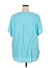 Torrid 100% Rayon Teal Short Sleeve Blouse Size 5X Plus (6) - photo 2