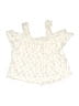 SO Ivory Short Sleeve Blouse Size 8 - photo 1