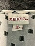 Merona 100% Polyester Ivory Long Sleeve Blouse Size M - photo 7