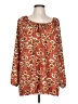 Assorted Brands Red Orange Long Sleeve Blouse Size L (estimated) - photo 1