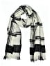 Unbranded Plaid Gray Ivory Scarf One size - photo 1