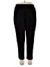 Classic Concepts 100% Polyester Solid Black Casual Pants Size 2X - photo 2