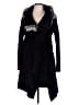 Carmen Marc Valvo Black Wool Coat Size S (estimated) - photo 1