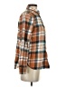 SO Plaid Brown Long Sleeve Button-Down Shirt Size M - photo 4