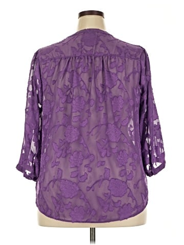 Torrid 3/4 Sleeve Blouse (view 2)