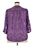 Torrid 100% Polyester Purple 3/4 Sleeve Blouse Size 2X Plus (2) - photo 2