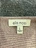 Ella Moss Gray Long Sleeve Top Size L - photo 7
