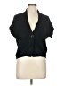 Axcess Black Short Sleeve Blouse Size L - photo 1
