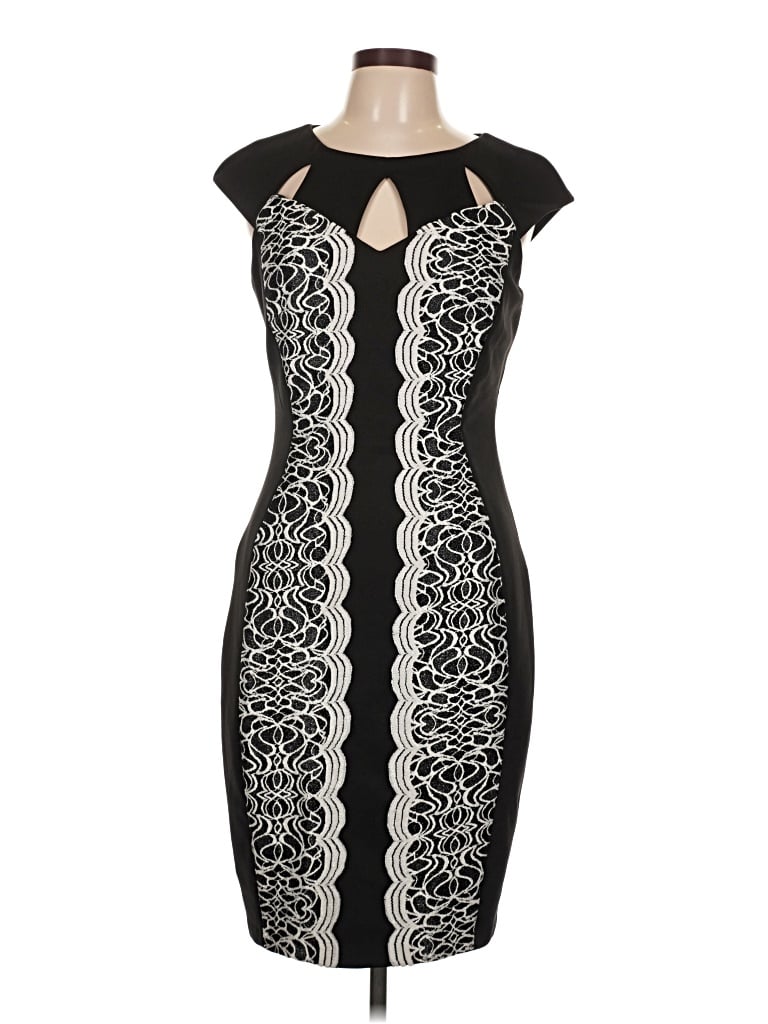 Pre-owned Jax Cocktail Dress In Black