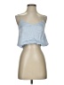 Reset 100% Polyester Blue Sleeveless Blouse Size S - photo 1