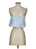 Reset 100% Polyester Blue Sleeveless Blouse Size S - photo 2