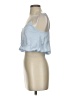 Reset 100% Polyester Blue Sleeveless Blouse Size S - photo 5
