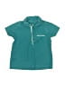 Tea 100% Cotton Teal Short Sleeve Button-Down Shirt Size 18-24 mo - photo 1