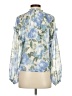 Assorted Brands Floral Blue 3/4 Sleeve Blouse Size XS - photo 2