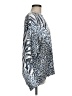 Clara Sun Woo Animal Print Blue 3/4 Sleeve Blouse Size M - photo 4