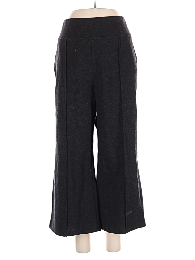 Pre-owned Garnet Hill Dress Pants In Black