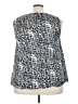 Fashion Bug 100% Polyester Silver Sleeveless Blouse Size 3X - photo 2