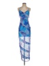 Shein Tie-dye Blue Cocktail Dress Size 4 - photo 1