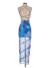 Shein Tie-dye Blue Cocktail Dress Size 4 - photo 2