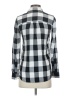 Madewell 100% Viscose Checkered-gingham Black Long Sleeve Button-Down Shirt Size XXS - photo 2