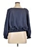 Ava James Blue Long Sleeve Blouse Size XL - photo 2