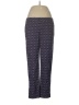 Joe Fresh Print Blue Casual Pants Size 6 - photo 1