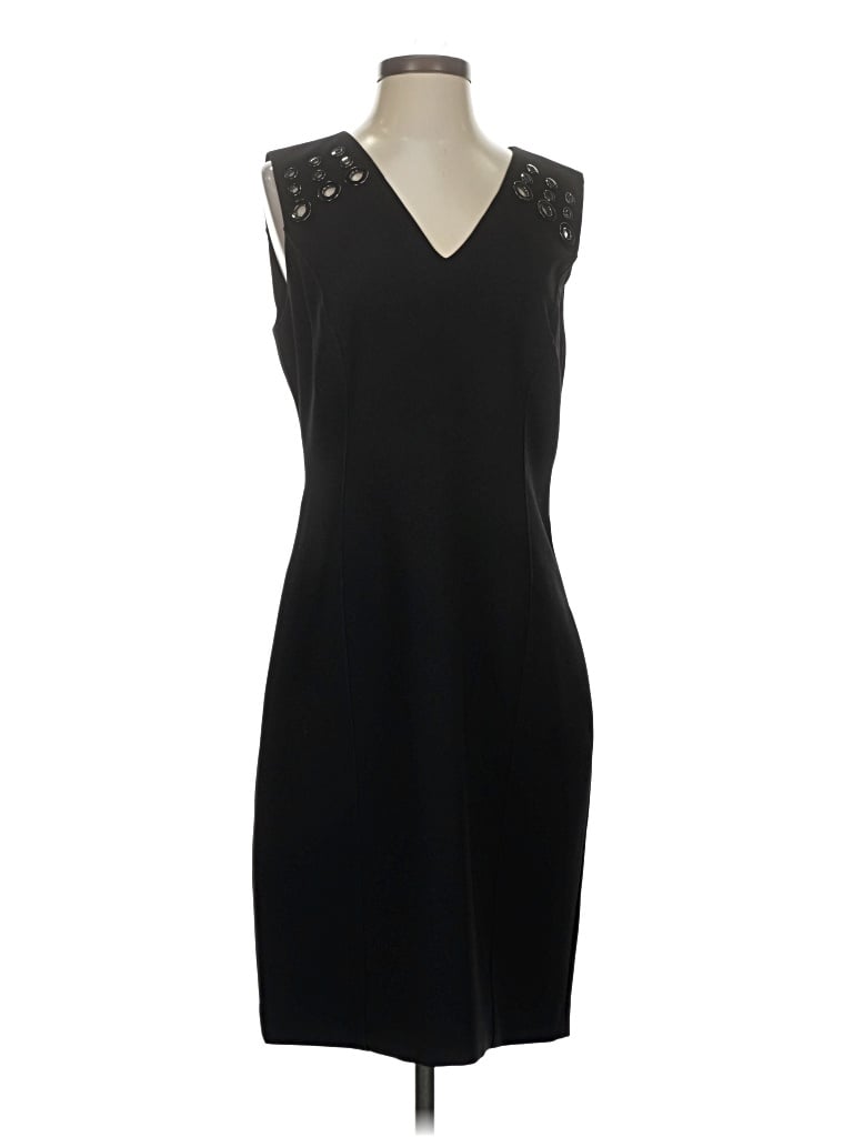 Elie Tahari Cocktail Dress - Sheath: Black Dresses - Used - Size Small