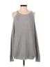 Sanctuary Gray Silver Pullover Sweater Size S - photo 1